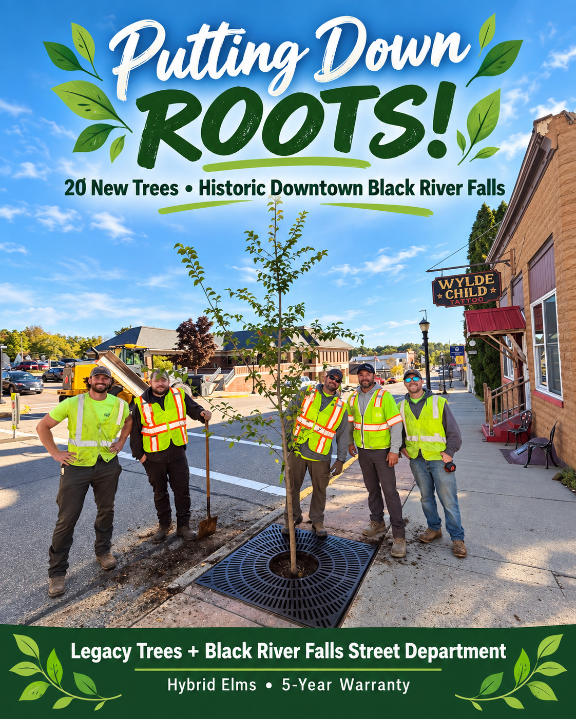 Fresh Trees For Historic Downtown BRF!